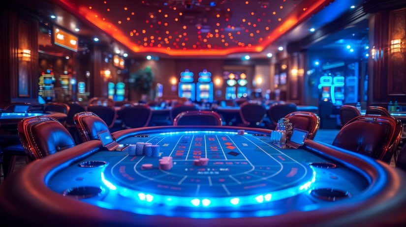 Layar mobile menunjukkan antarmuka aplikasi sportsbook dan slot online